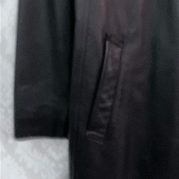 Vintage Dockers Leather Coat L - Picture 7 of 15